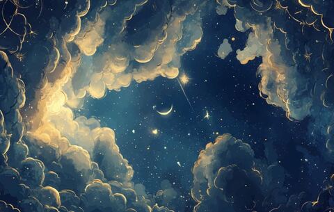 Night sky pattern